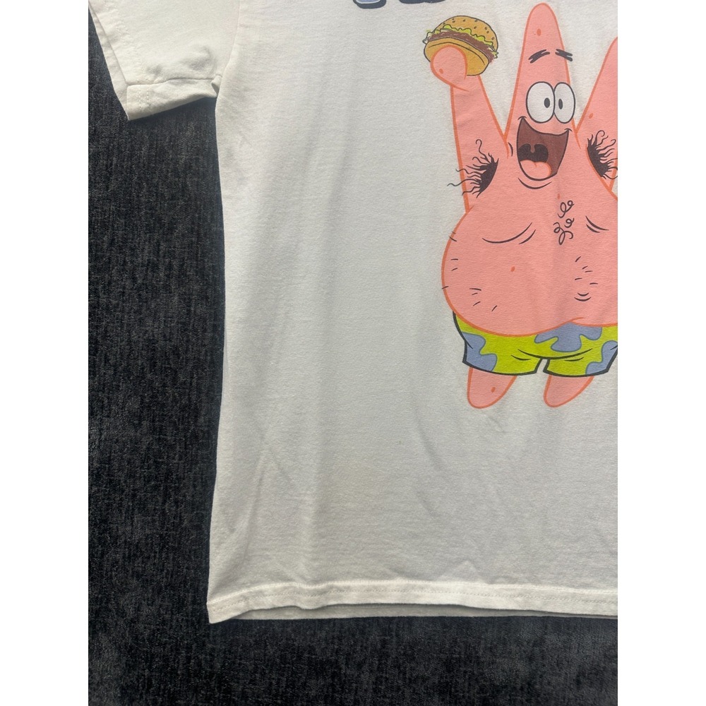 Nickelodeon T Shirt Mens Large White Patrick Star Graphic Living My Truth Cotton - Picture 2 of 9